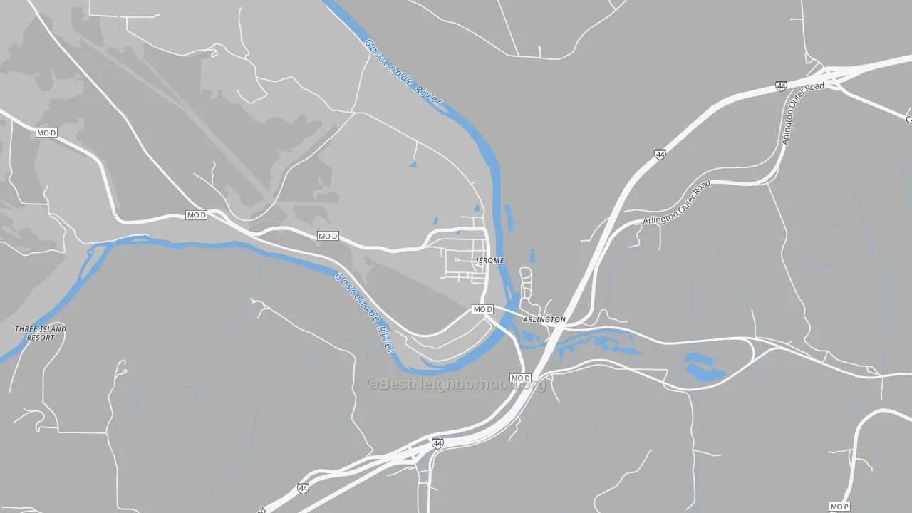 Transit Grade map of 65529, MO