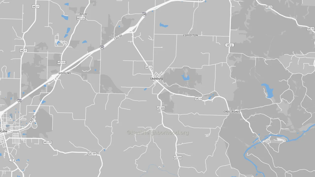 Transit Grade map of 65535, MO