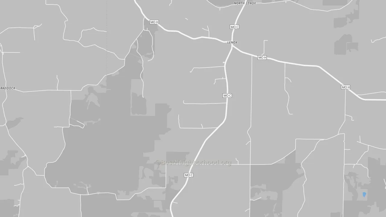 Transit Grade map of 65541, MO
