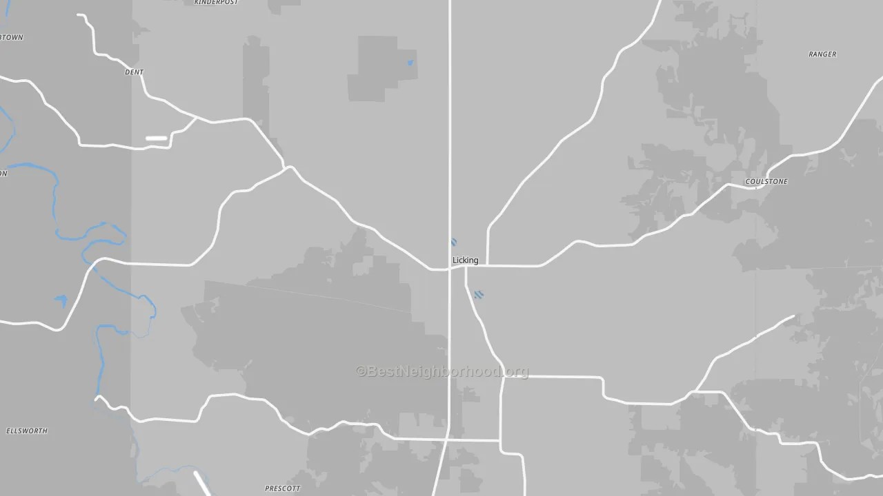 Transit Grade map of 65542, MO