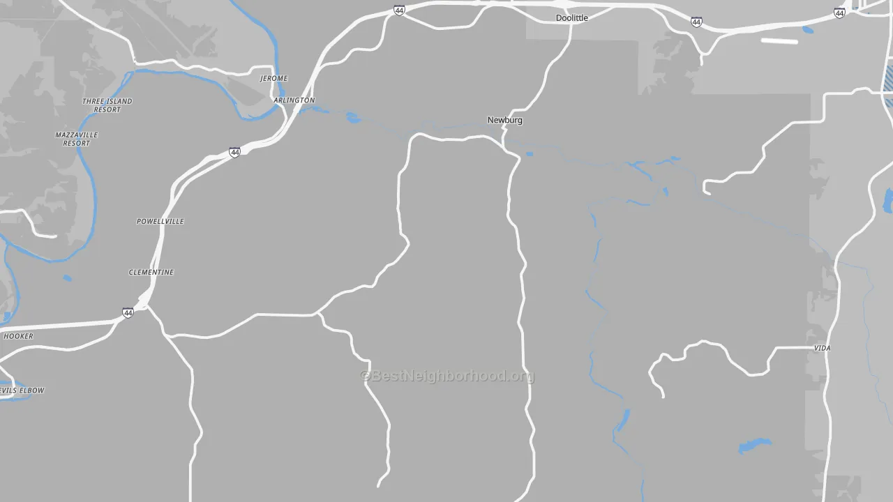 Transit Grade map of 65550, MO