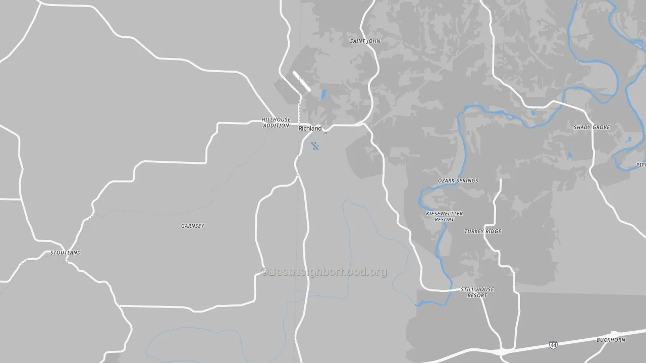 Transit Grade map of 65556, MO