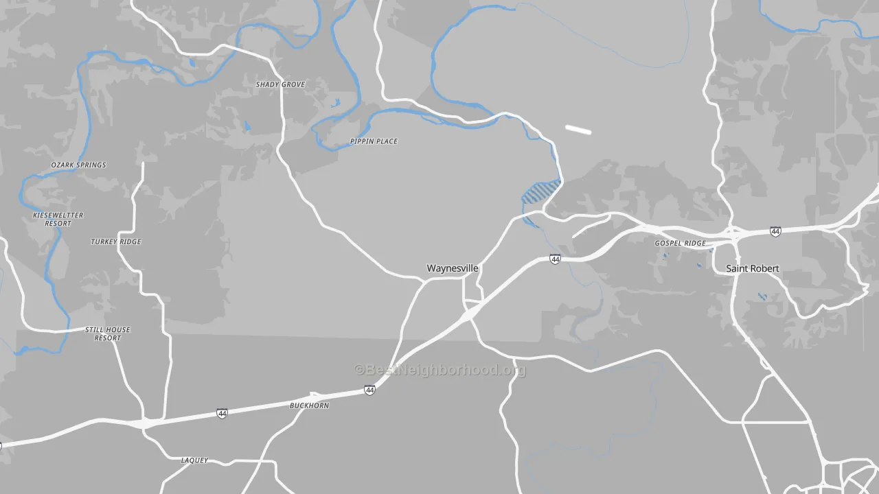 Transit Grade map of 65583, MO