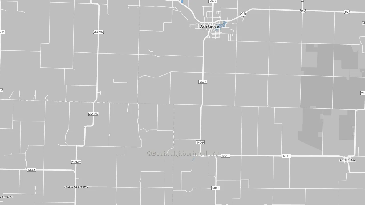 Transit Grade map of 65604, MO