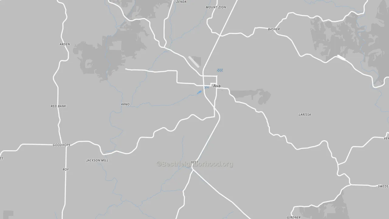 Transit Grade map of 65608, MO