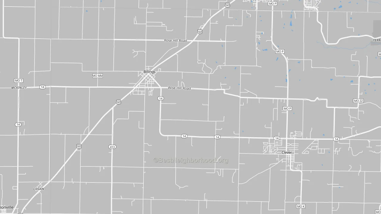 Transit Grade map of 65610, MO