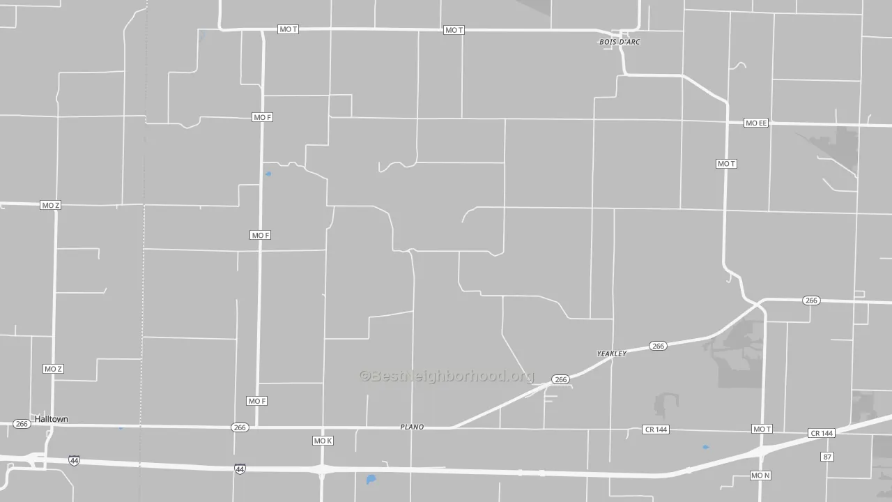 Transit Grade map of 65612, MO