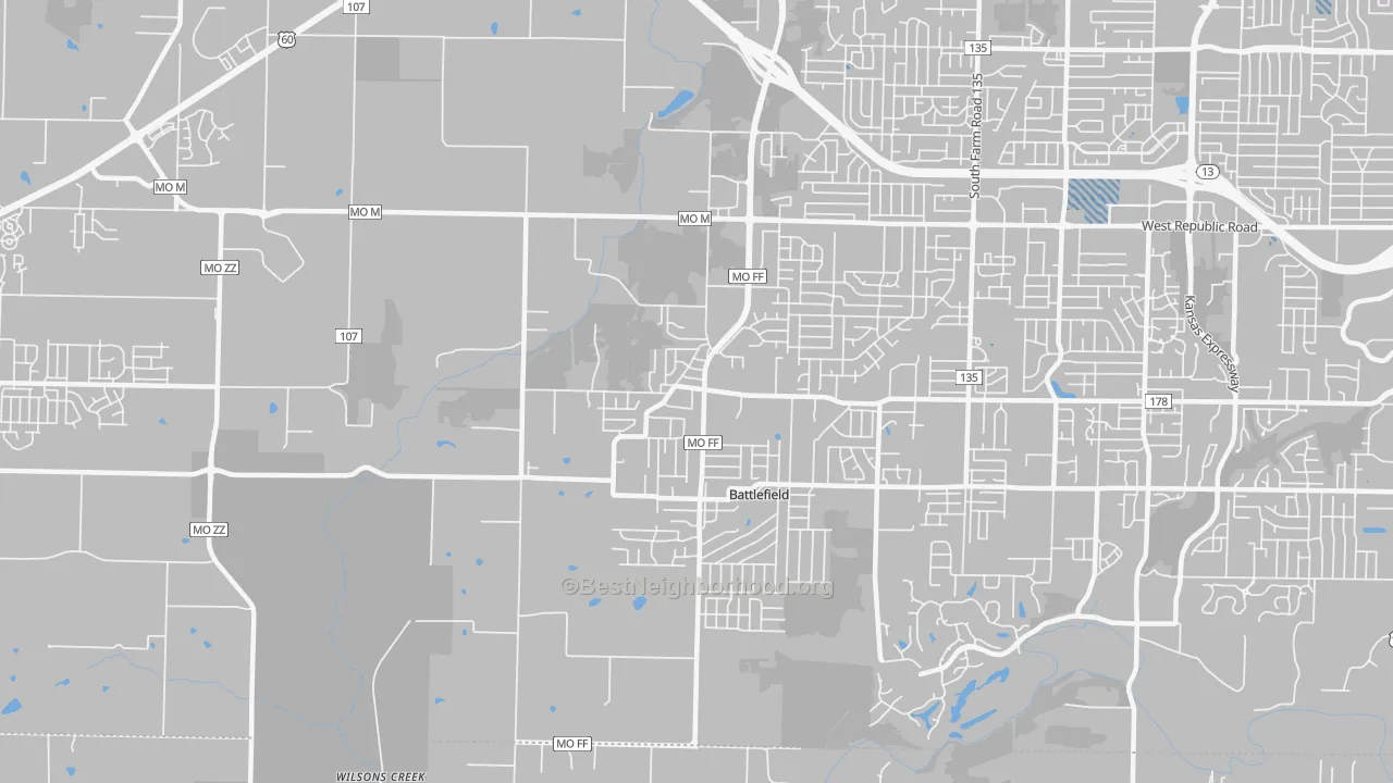 Transit Grade map of 65619, MO