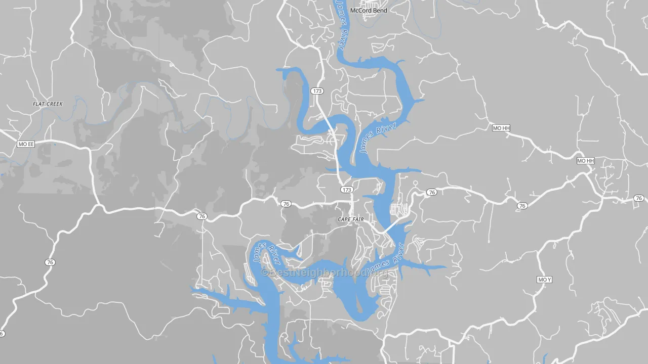 Transit Grade map of 65624, MO