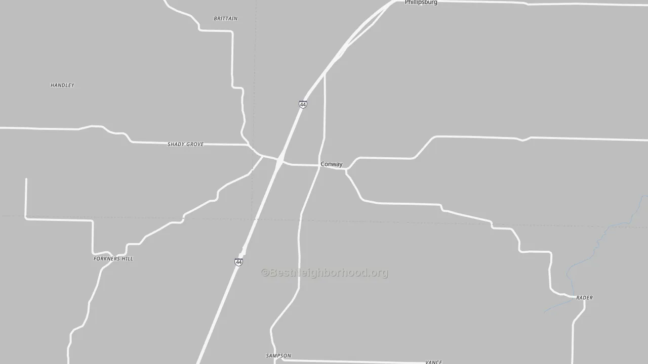 Transit Grade map of 65632, MO
