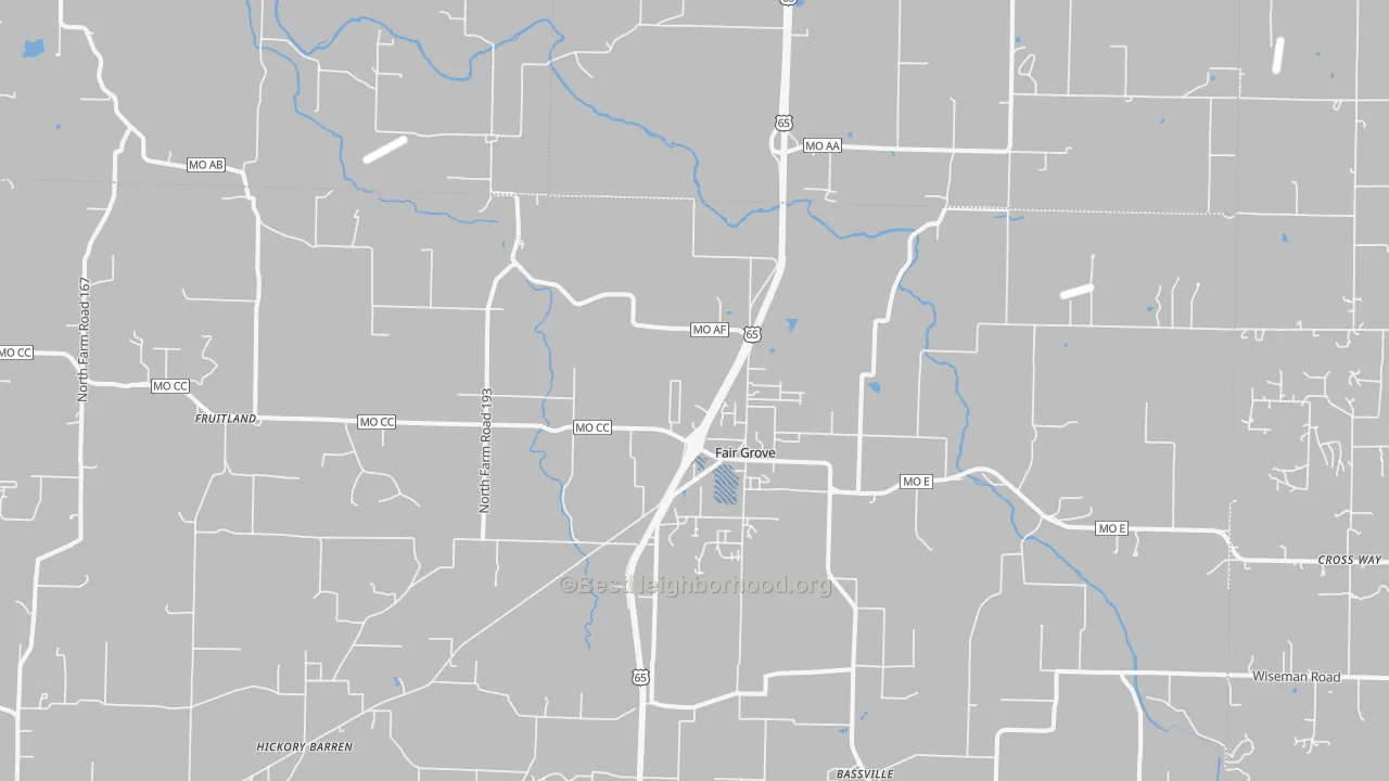 Transit Grade map of 65648, MO