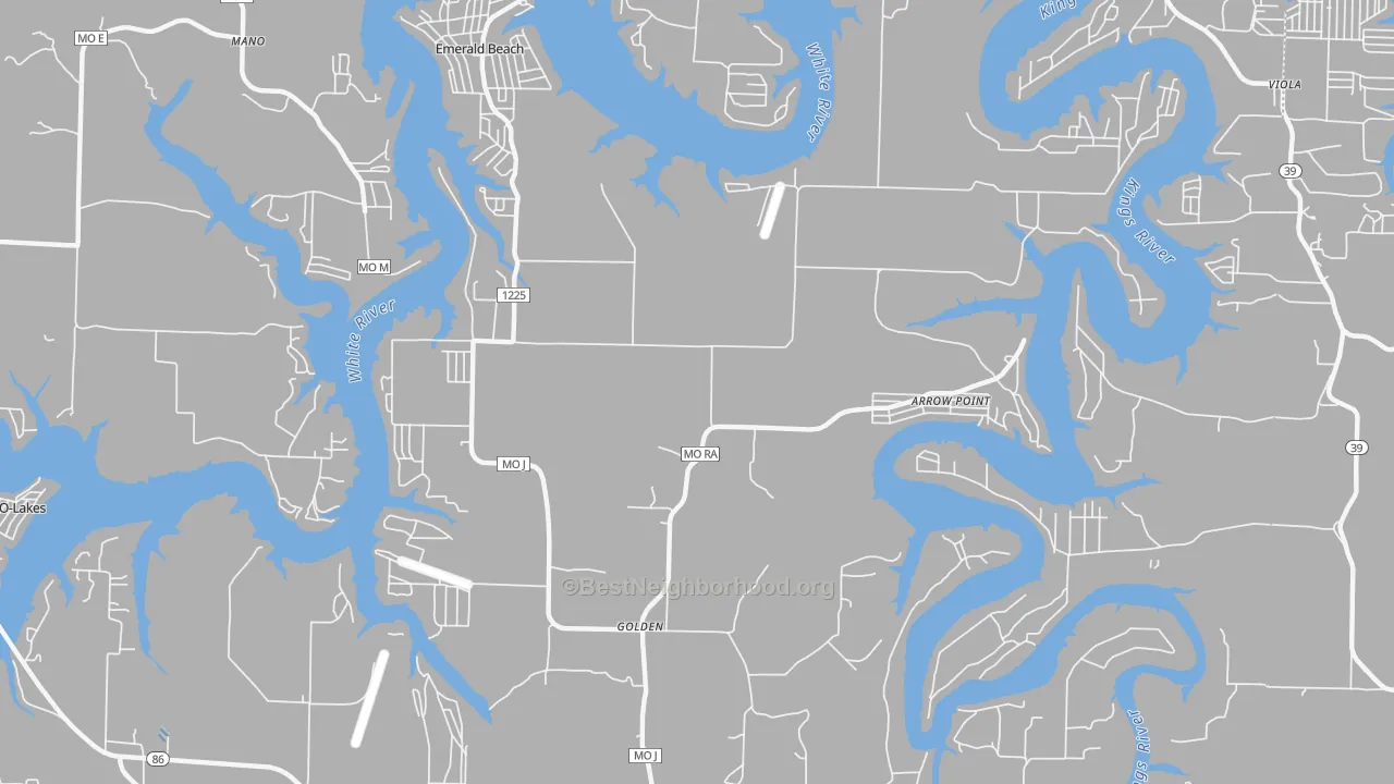 Transit Grade map of 65658, MO