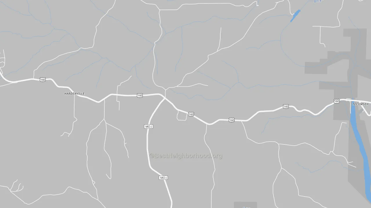 Transit Grade map of 65666, MO