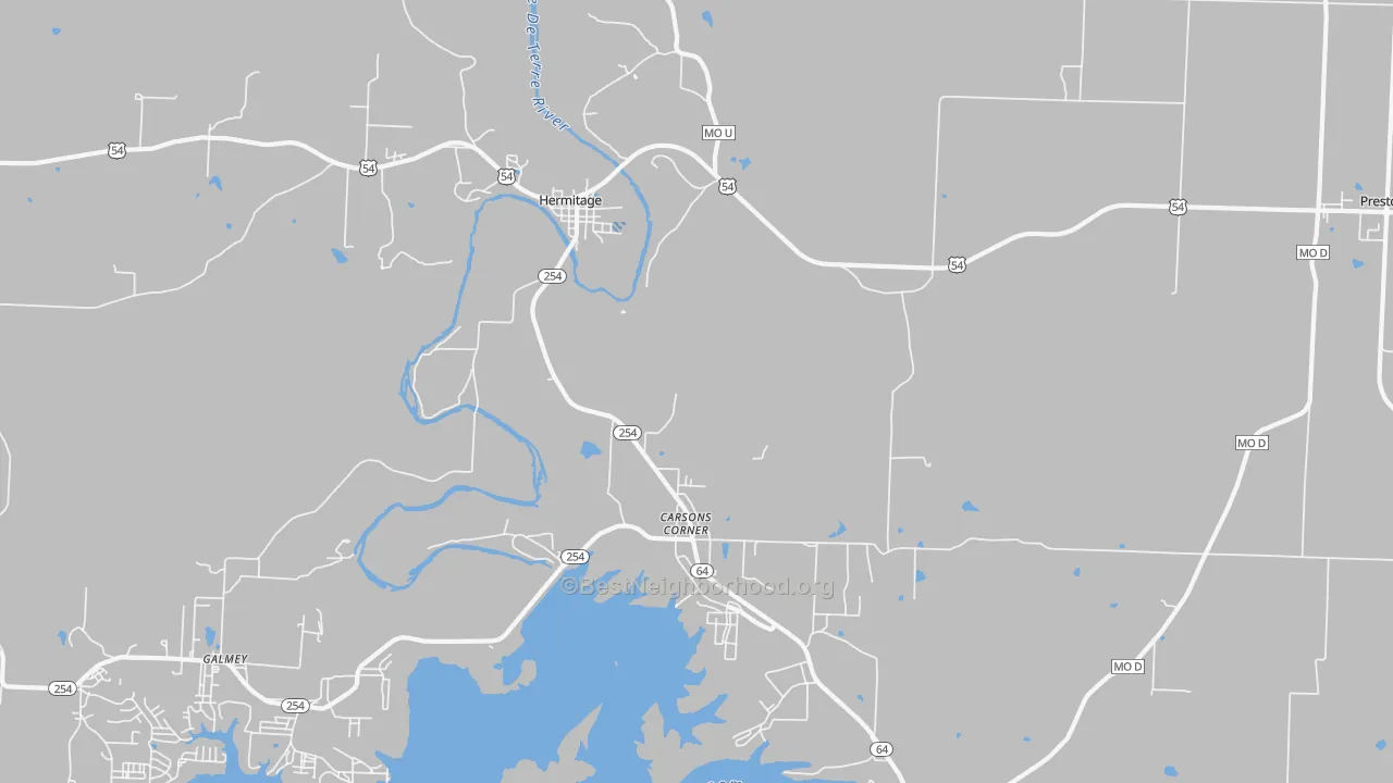 Transit Grade map of 65668, MO