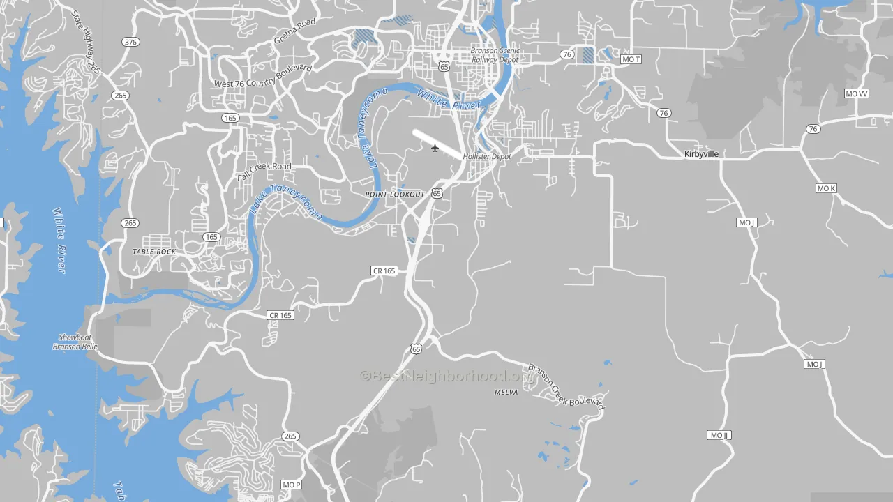 Transit Grade map of 65672, MO