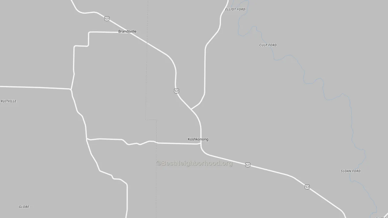 Transit Grade map of 65692, MO
