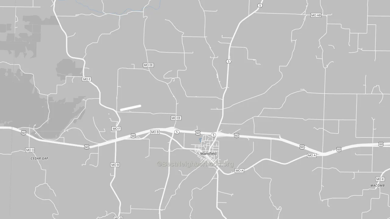 Transit Grade map of 65704, MO