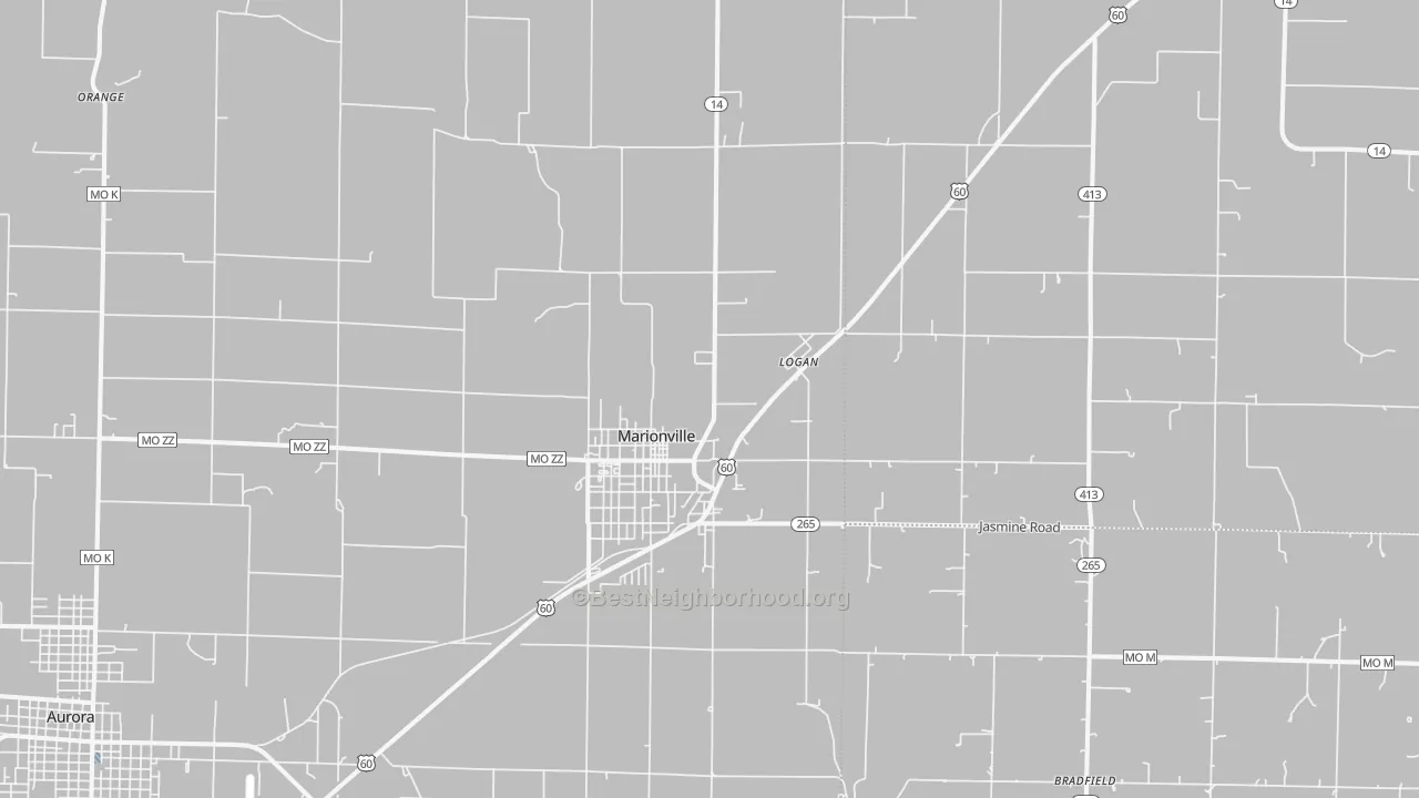 Transit Grade map of 65705, MO