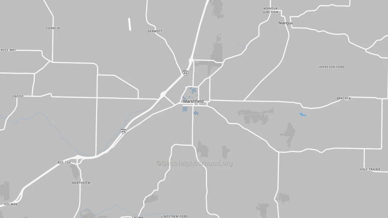 Transit Grade map of 65706, MO