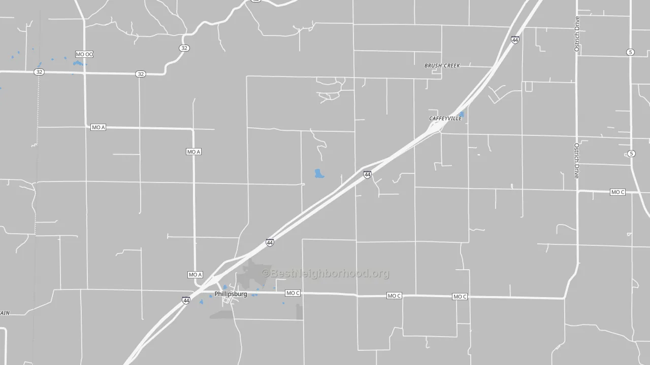 Transit Grade map of 65722, MO