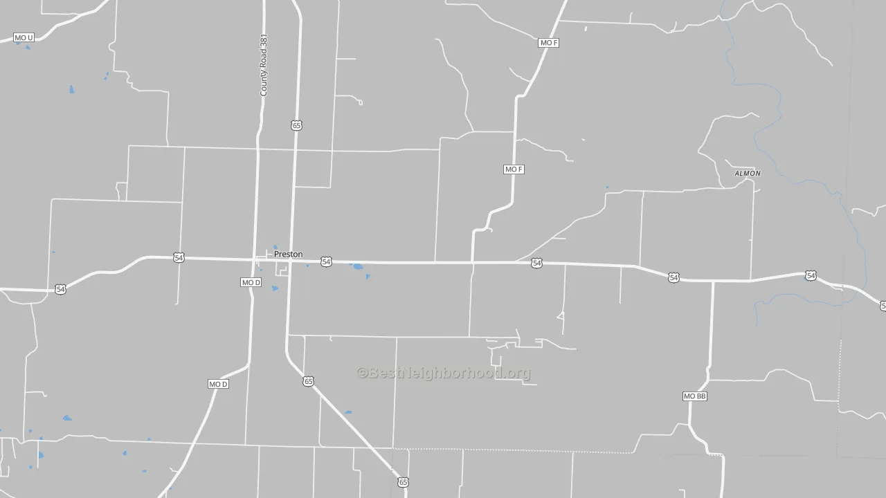 Transit Grade map of 65732, MO