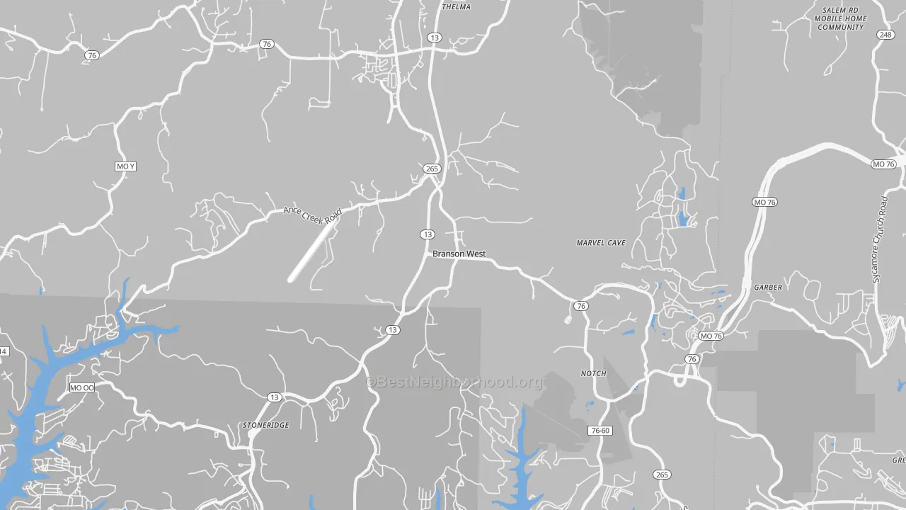Transit Grade map of 65737, MO