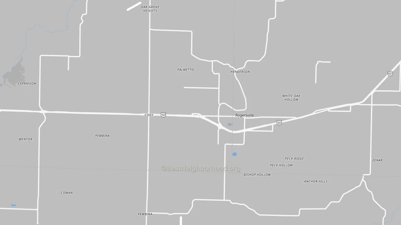 Transit Grade map of 65742, MO