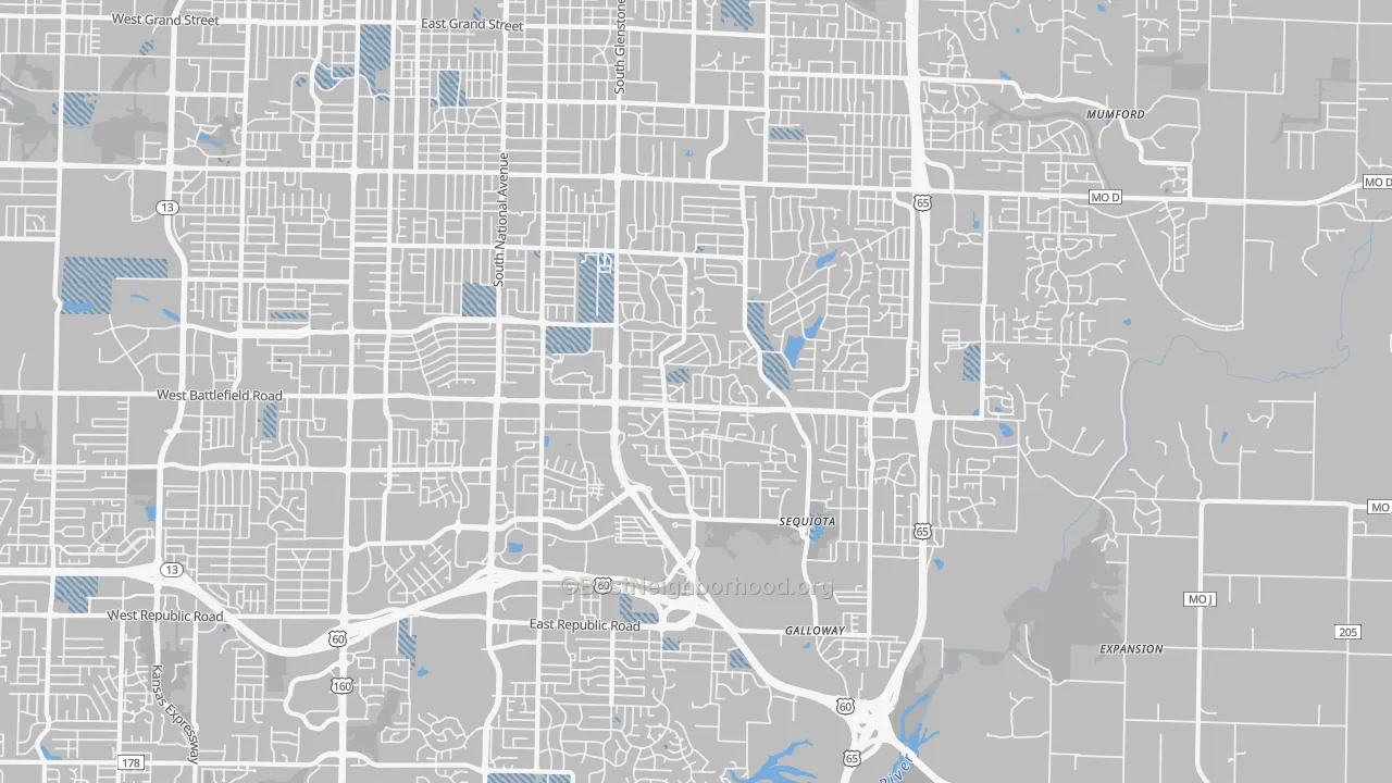 Transit Grade map of 65804, MO
