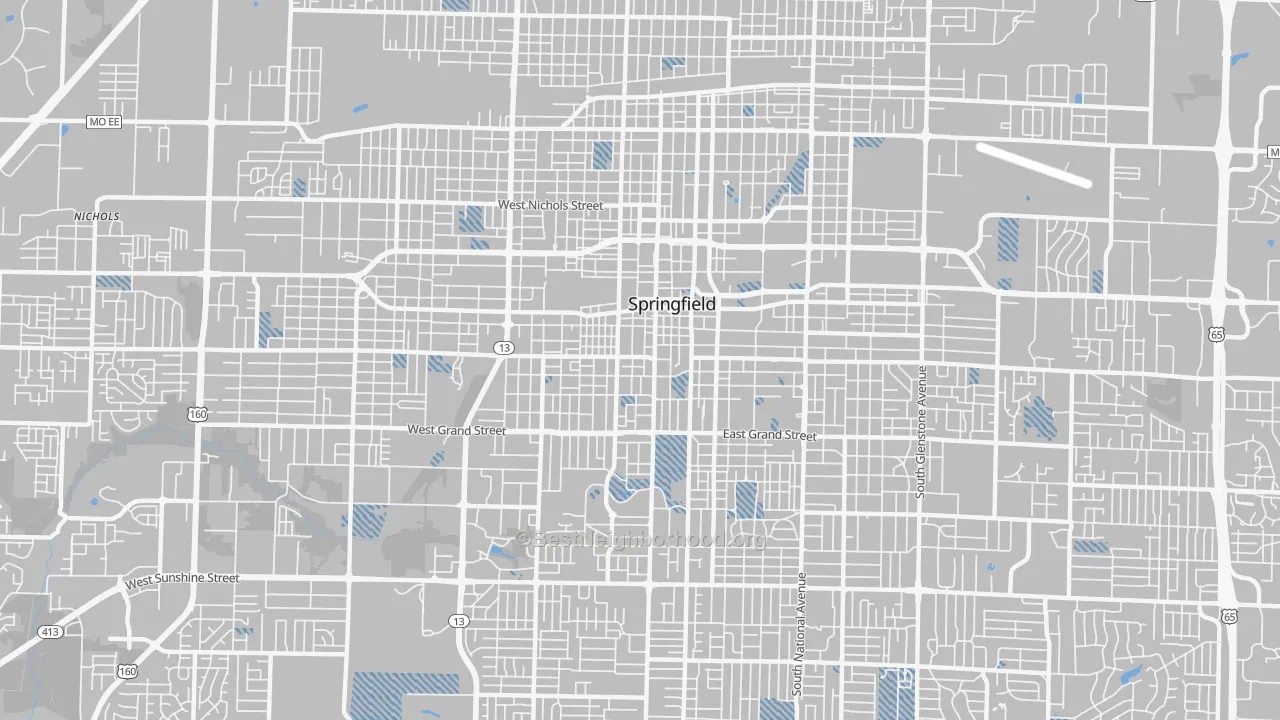 Transit Grade map of 65806, MO