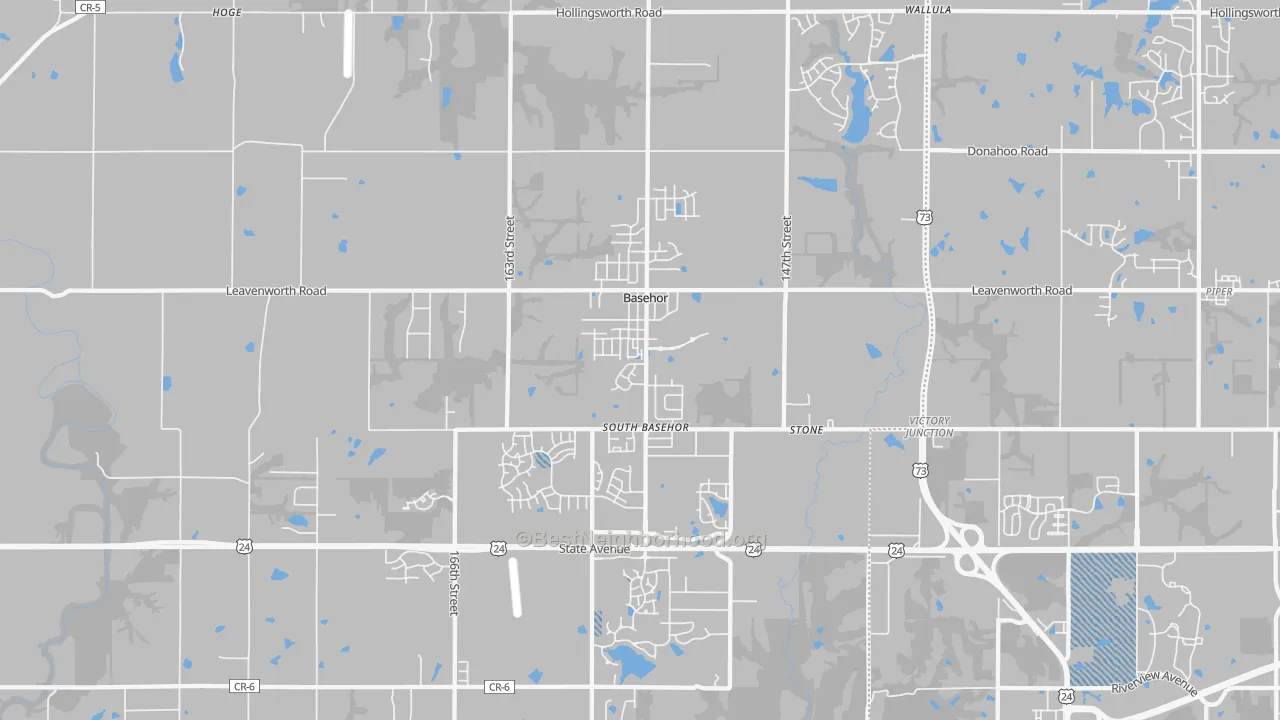 Transit Grade map of 66007, KS