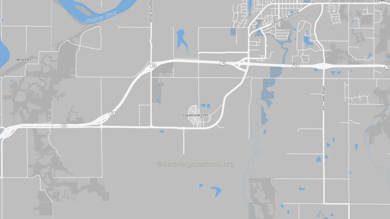 Transit Grade map of 66019, KS