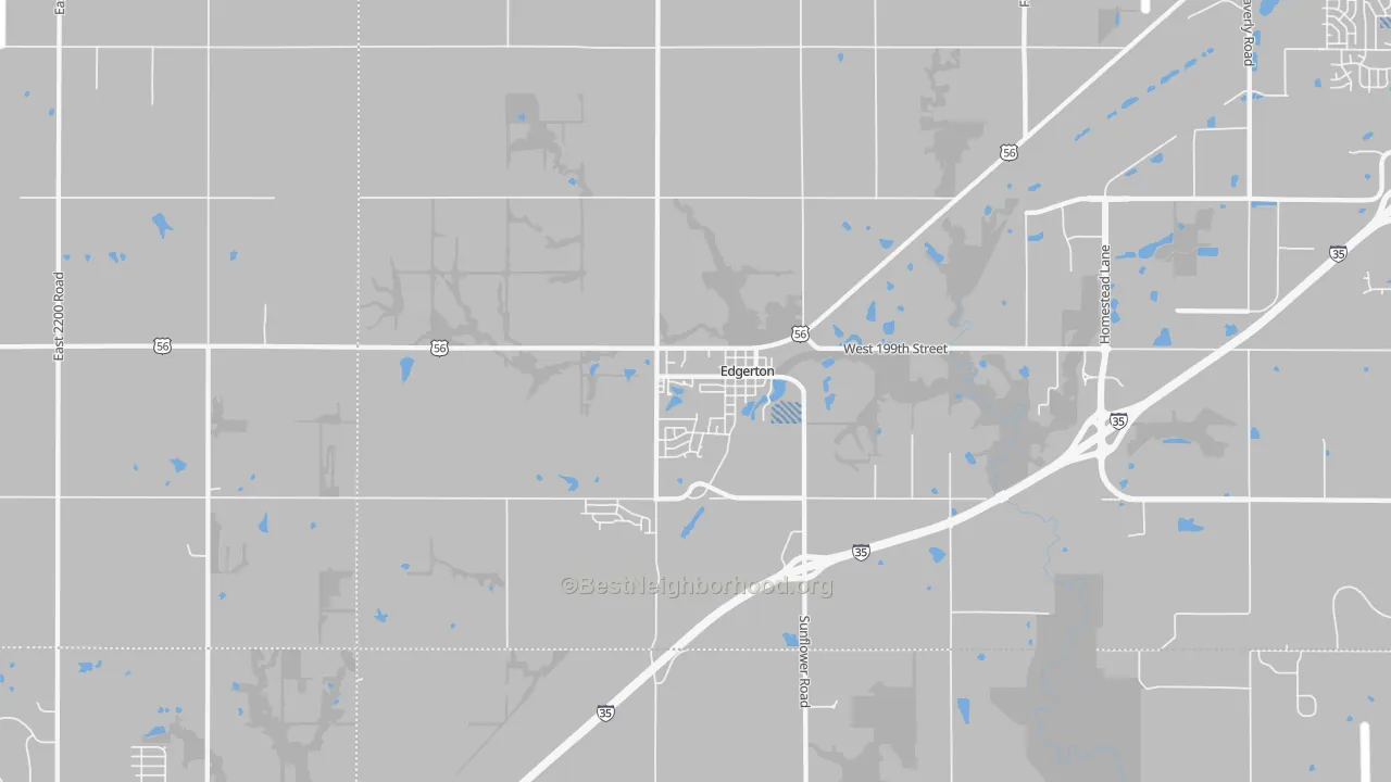 Transit Grade map of 66021, KS