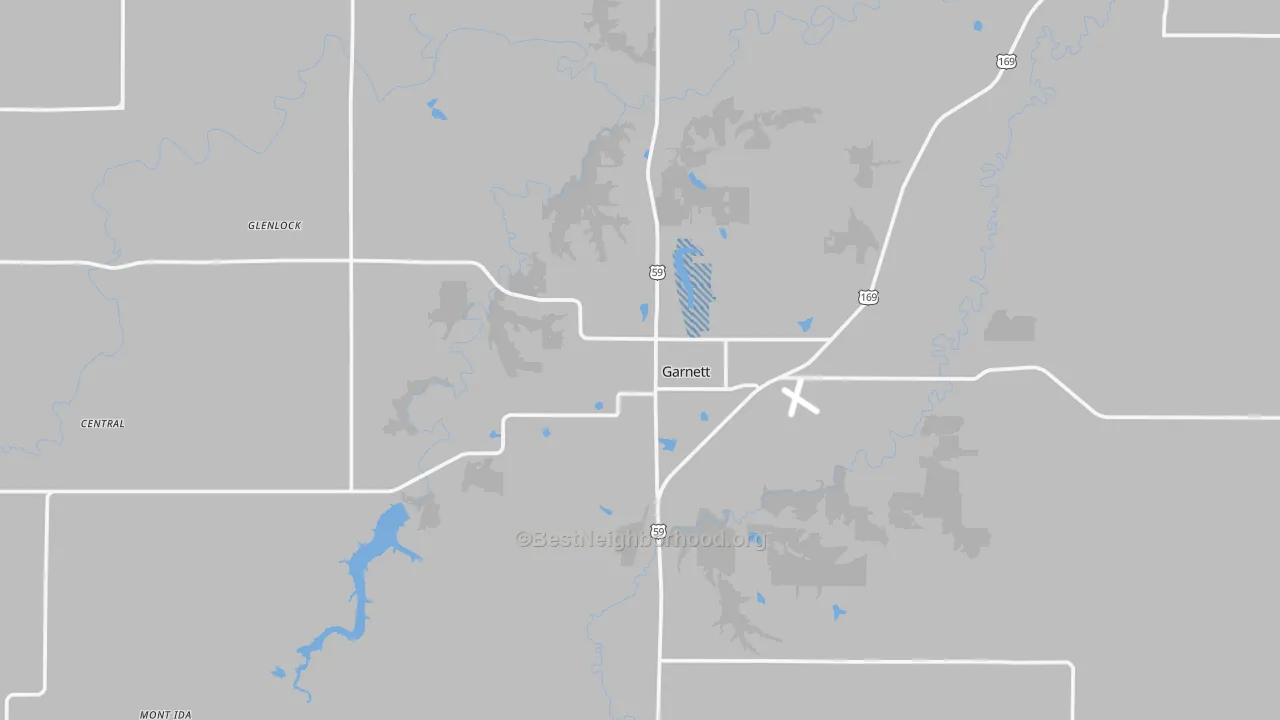 Transit Grade map of 66032, KS