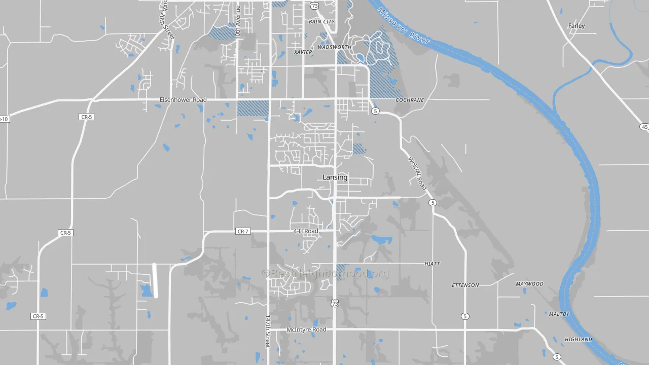 Transit Grade map of 66043, KS