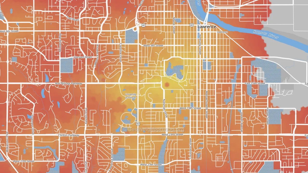 Transit Grade map of 66045, KS
