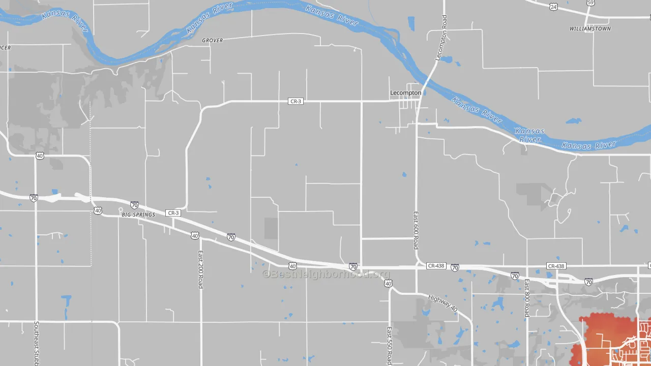 Transit Grade map of 66050, KS