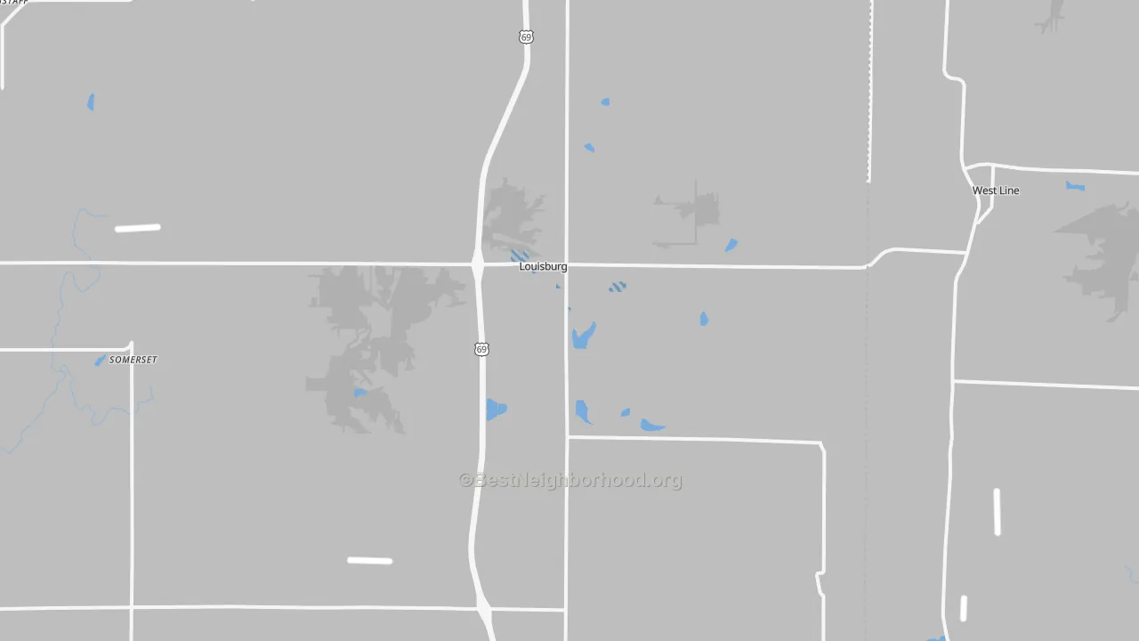 Transit Grade map of 66053, KS