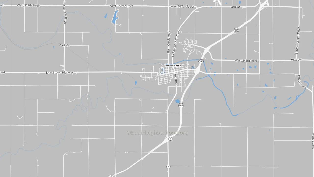 Transit Grade map of 66064, KS
