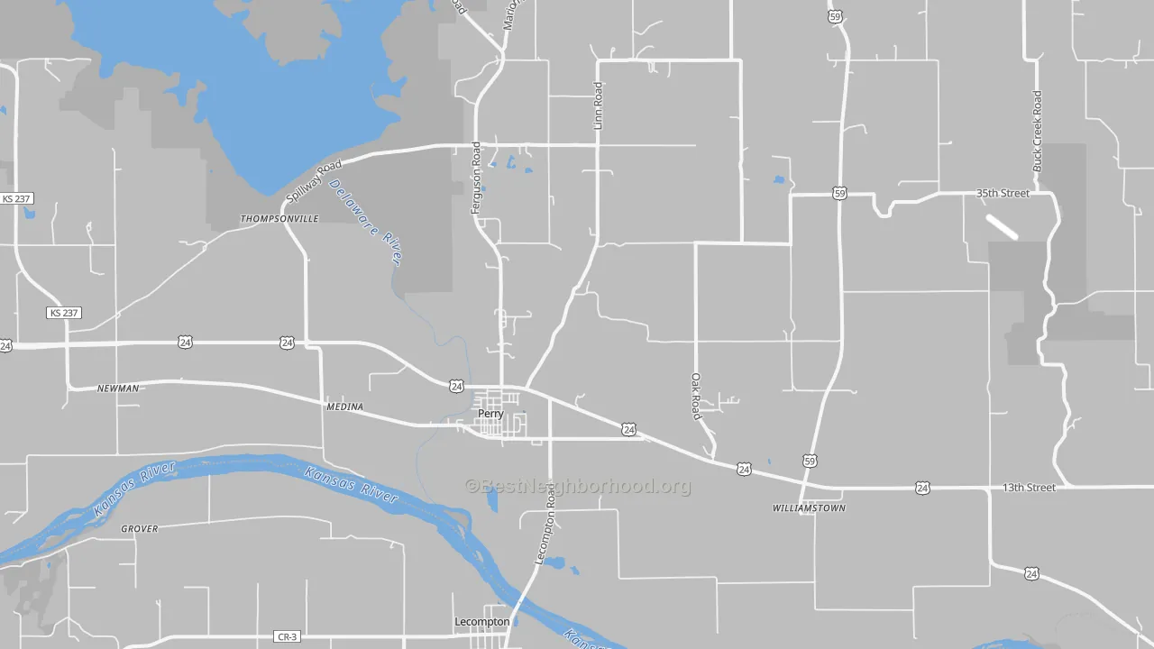 Transit Grade map of 66073, KS