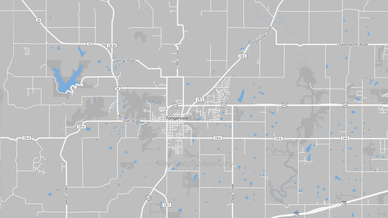 Transit Grade map of 66086, KS