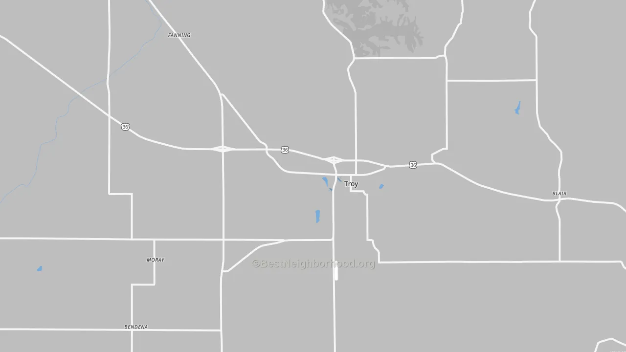 Transit Grade map of 66087, KS