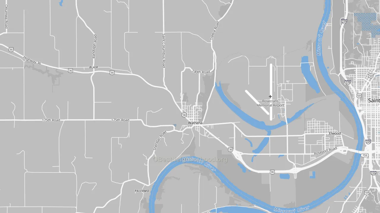 Transit Grade map of 66090, KS