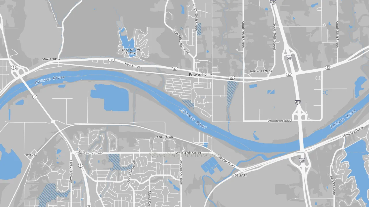 Transit Grade map of 66113, KS