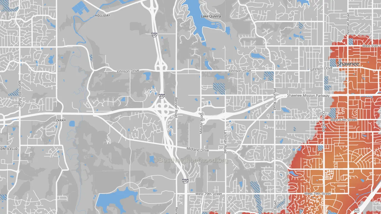 Transit Grade map of 66217, KS
