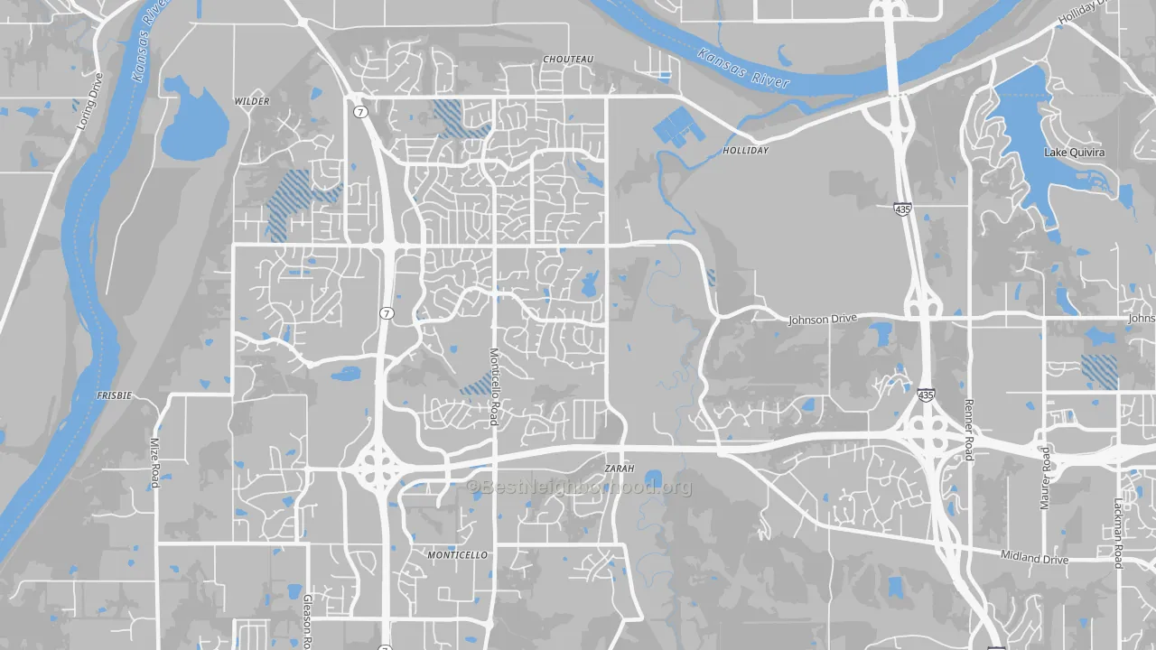 Transit Grade map of 66218, KS