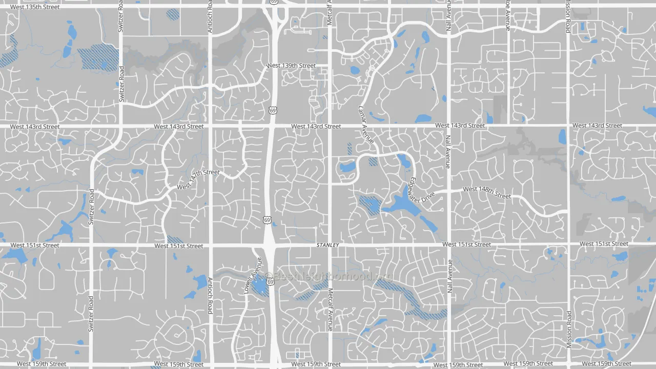 Transit Grade map of 66223, KS