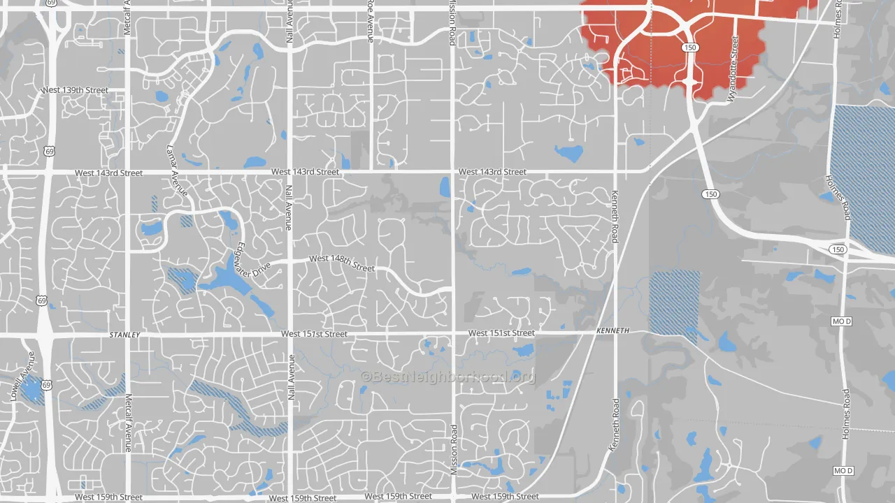 Transit Grade map of 66224, KS
