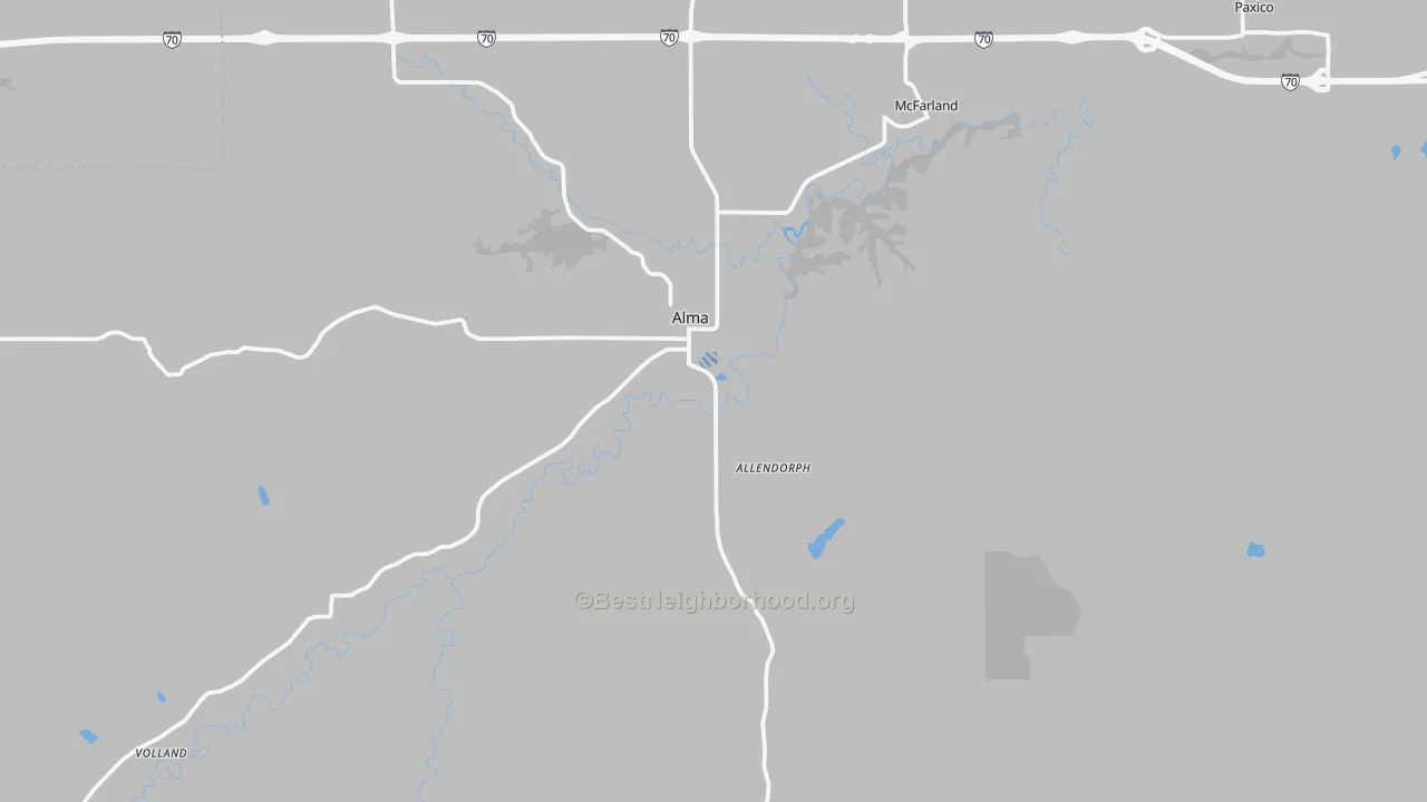 Transit Grade map of 66401, KS