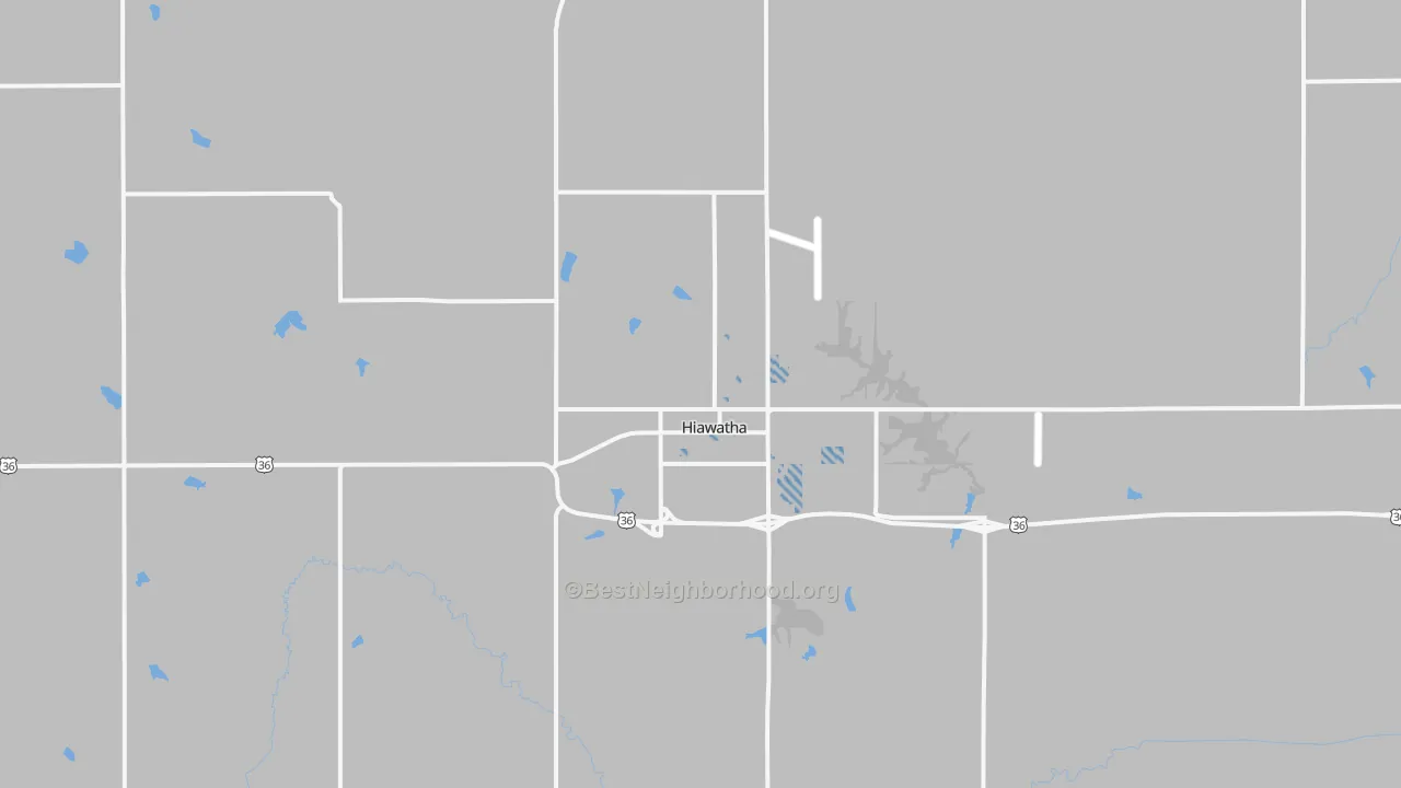 Transit Grade map of 66434, KS