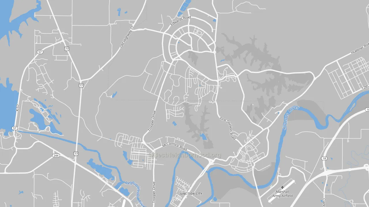 Transit Grade map of 66442, KS
